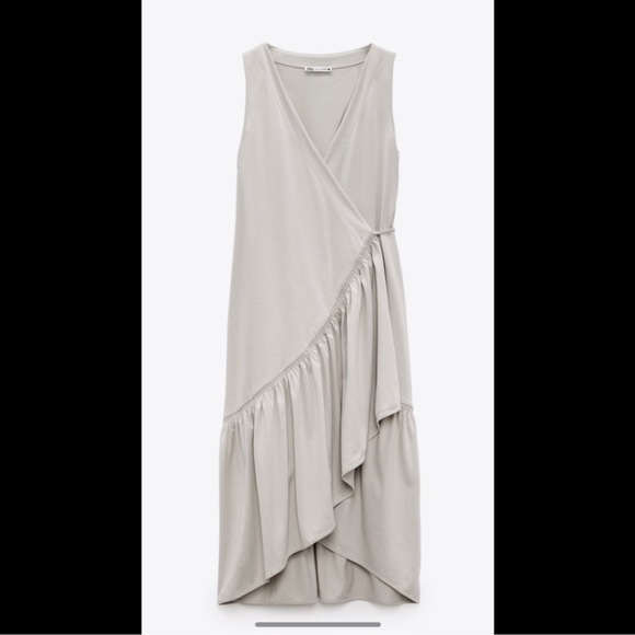 Zara Ruffled Wrap Dress - Picture 12 of 14